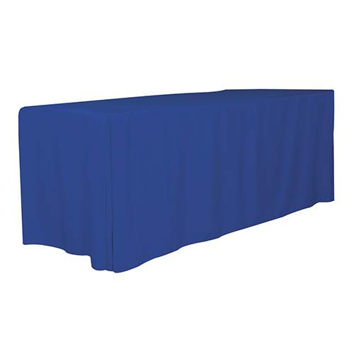 "OMAHA EIGHT" 4-Sided Fitted Style Table Covers & Table Throws  (Blanks) / Fits 8 ft Table